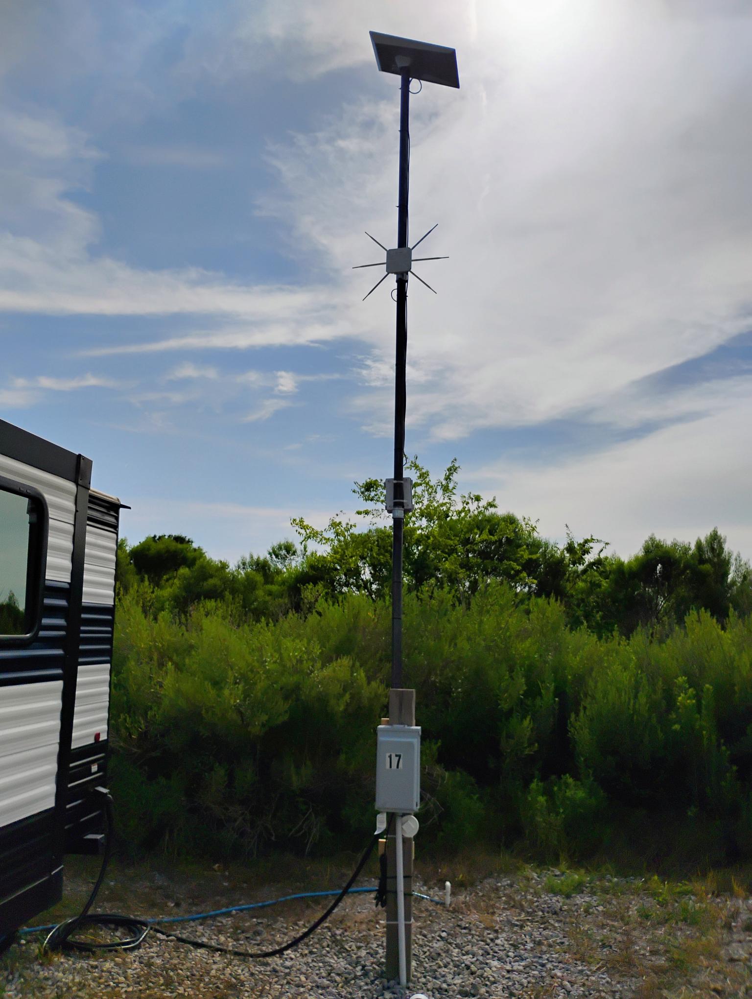 Starlink installation for RV Parks